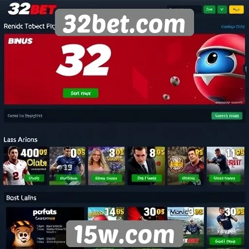 Ofertas de bônus e promoções no 32bet.com
